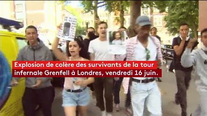 "Justice pour Grenfell" : la colère gronde chez les habitants du quartier de la tour incendiée de Londres