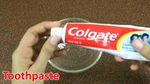 Colgate Toothpaste Slime with Salt !!! , NO GLUE, NO BORAX, 2 Ingredients Toothpaste sl