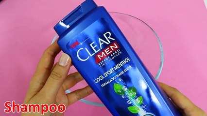 Descargar video: Shampoo Fluffy Slime with Clear Glue, No Borax, No Salt, DIY Shampoo Slime, No Shaving Cre