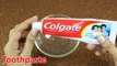 Colgate Toothpaste Slime with Salt !!! , NO GLUE, NO BORAX, 2 Ingredients Toothpaste sli