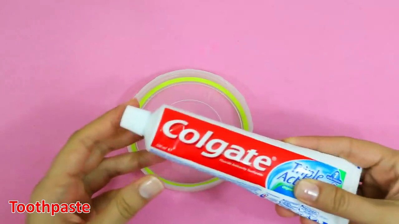 NO GLUE !!! How to Make Shampoo and Toothpaste Slime ! No Glue, No Borax, No Liquid