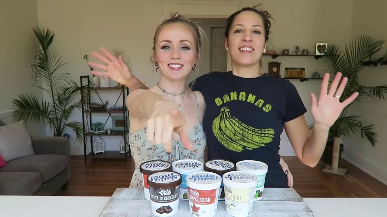 BLINDFOLDED ICE CREAM TASTE TEST [VEGAN
