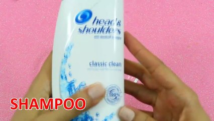 REAL !! Shampoo and Salt Slime, How to Make Slime with Only Shampoo and Salt ,