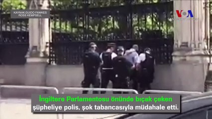 İngiltere Parlamentosu Önünde Bıçaklı Saldırgan