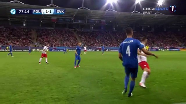 Pavol Safranko Goal HD - Poland U21 1 - 2 Slovakia U21 16.06.2017 HD