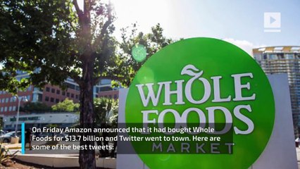 Twitter had plenty of jokes after Amazon bought Whole Foods