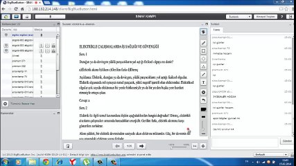 ELEKTRİKLİ ÇALIŞMALARDA İŞ SAĞLIĞI VE GÜVENLİĞİ SORU ÇÖZÜMÜ