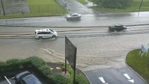 Roads Submerged by Flash Flooding in Pittsburgh Area