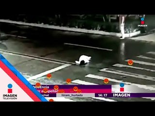 La atropellan ¡y nadie hace nada! | Noticias con Yuriria Sierra