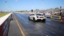 Lamborghini Huracan LP580-2 Drag Racing 1 4 Mile at Bullfest Miami