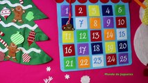 Avènement calendrier jouer argile doh monde de jouets doh calendrier de lavent jugu