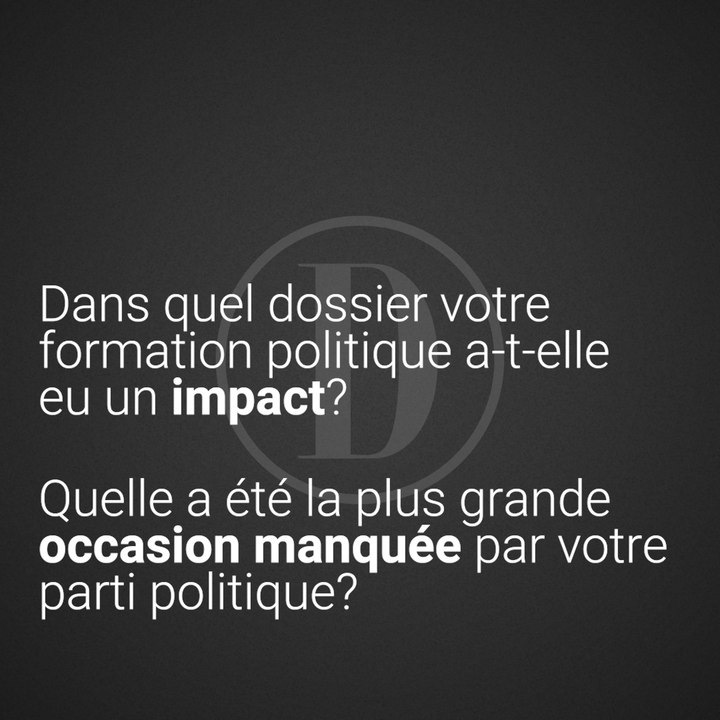 10 questions aux 4 partis (2 sur 5)