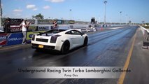 Underground Racing UGR Twin Turbo Lamborghini Gallardo Drag Racing