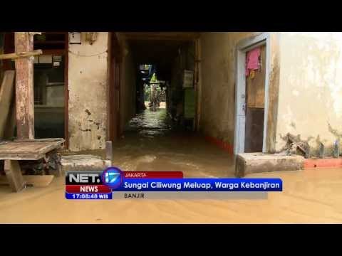 NET17 - Pemukiman warga di Bukit Duri terendam banjir karena kali Ciliwung meluap