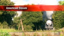 Lots of Big American Steam Trains thunder o