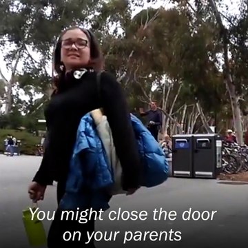 This lad sarcastically trolls campus hate preacher in the most brilliant way...