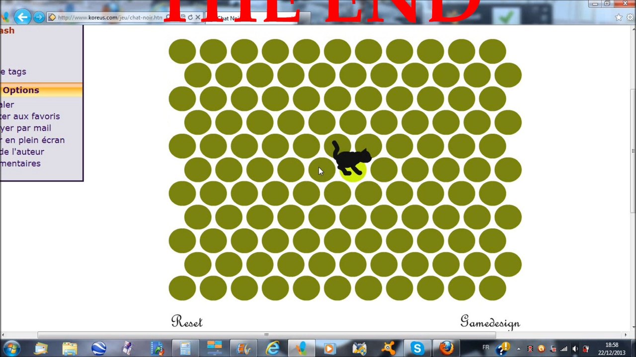 JEU DU CHAT NOIR INVERSER