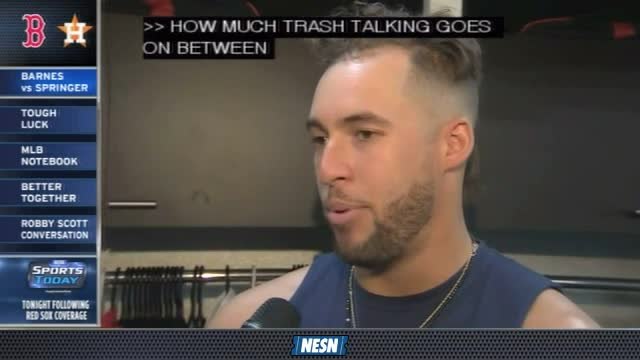 Red Sox First Pitch: Matt Barnes and George Springer Go Way Back