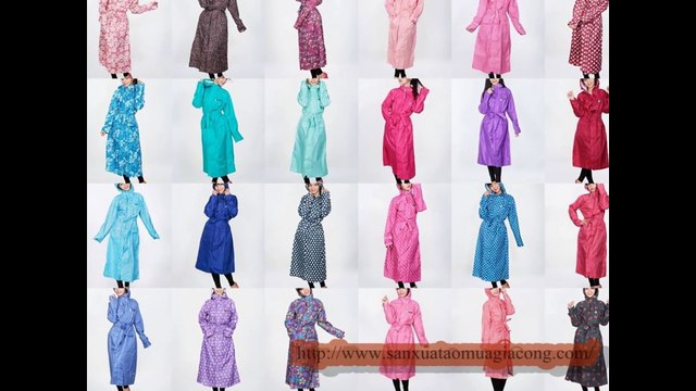 Sản xuất áo mưa gia công - xưởng may áo mưa