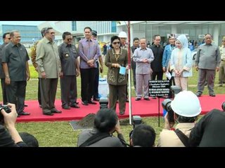 NET17 - Rano Karno Mewakili Atut mendampingin Presiden SBY Meresmikan Pabrik di Cilegon Banten
