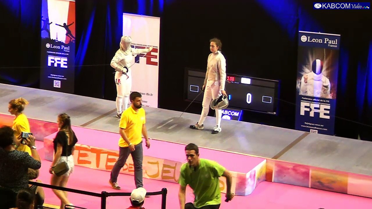FDJ - Sabre dames - Finale Couderc / Vuletic - Tireurs nés en 2002