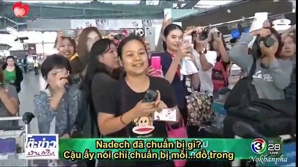 [vietsub] Nadech Yaya lên đường đi Thụy Sỹ quay Likit Ruk - TKBT 12.06.17