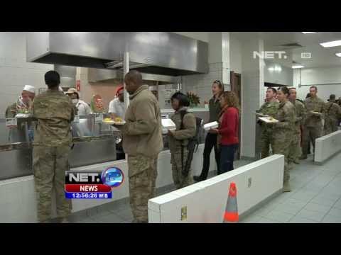 NET12 - Perayaan natal tentara Amerika Serikat di Afganistan