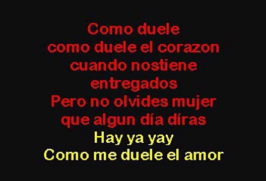 Mana & Santana - Corazon Espinado (Karaoke)