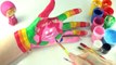 Dreamworks Trolls Coloring for kids hand body painting learning colors