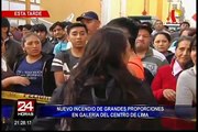 VIDEO: incendio en galería Bellas Artes del Cercado de Lima