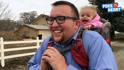 Adorable Baby Laughs after Blowing Raspberries - Daily Heart Beat