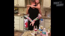 Dad Dances with Daughter - Daily Heart Beat