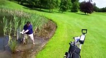 Man Accidentally Throws Sand Wedge Into Lake