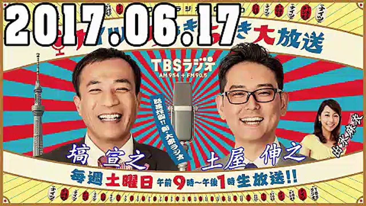 土曜ワイドラジオTOKYO ナイツのちゃきちゃき大放送 2017年06月17日