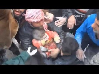 NET5 - Anak lelaki selamat dari timbunan puing-puing di Suriah