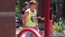 Prank 2016 - Girl Takes of Panties in Public