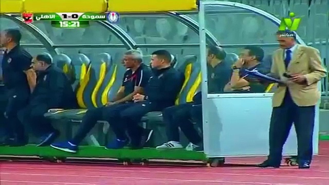 ملخص واهداف مباراة الاهلى وسموحة 4-2 الدورى المصرى 17-6-2017