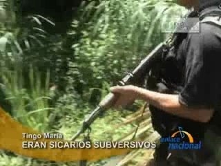 ERAN SICARIOS SUBVERSIVOS - TINGO MARÍA