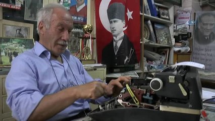 Giresun'da Son Arzuhalci Mehmet Aksu Daktilosunun'dan Vaz Geçmiyor