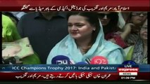 PML-N's Maryam Aurangzeb talks to media in Islamabad - 17th  June 2017