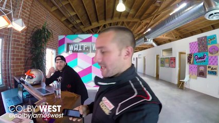 Getting a Ticket in an Indy Car   Donut Daze 002