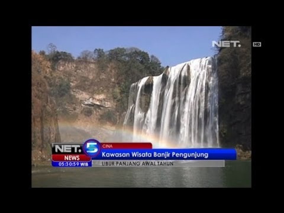 NET5 - Kawasan Wisata China Banjir Pengunjung