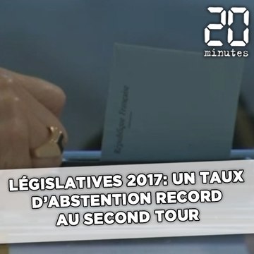Législatives 2017: Une abstention record