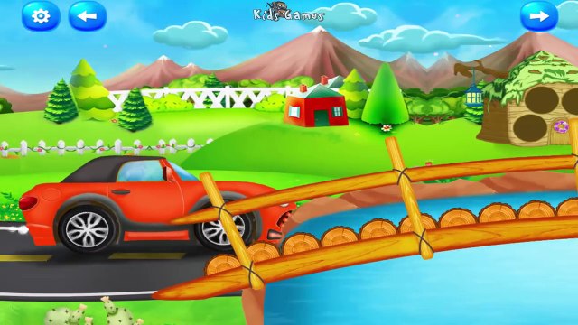 Animation Cartoons Game - Kids Garage Wheels Cars Factory for Children Car Driving for Kids