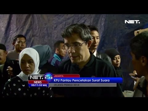 NET24 - KPU Pantau Pencetakan Surat Suara