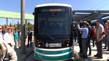 Kocaeli'nin Yerli Üretim Tramvayı Hizmete Girdi
