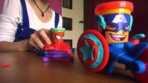 Play-Doh - Pojazdy Superbohaterów _ Can-Heads Vehicles - Marvel - Kreatywne Zabawk
