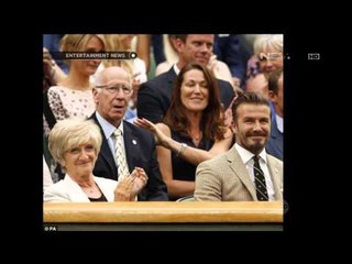 David Beckham Nonton Pertandingan Tennis