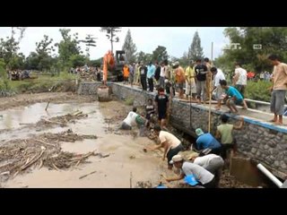 NET12 - Bendungan Sungai di Jombang tersumbat sampah