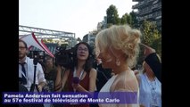 Pamela Anderson fait sensation au festival de télévision de Monte Carlo